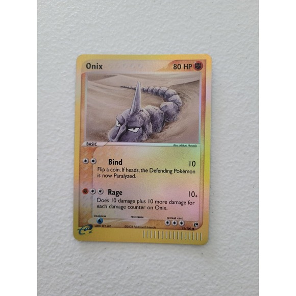Top Popular Classic EX Sandstorm Onyx 71/100 Reverse Holo Common Pokemon Card - Picture 1 of 2
